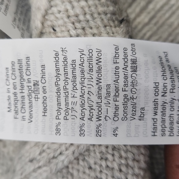 MADEWELL Sweater Dress XXS Donegal Rolled Mockneck tweed ribbed knit mini 2XS - Picture 5 of 7